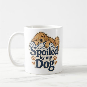 Tasse gâtée par mon chien   Mug pour amateur de ch