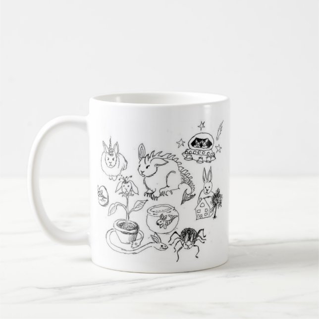 Tasse gauchère de lapins de complot (Gauche)