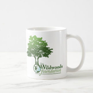 Tasse gauchère de logo de Wildwoods avec la devise