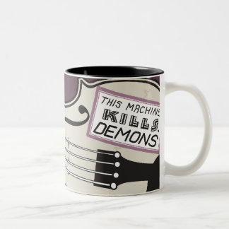 Tasse gauchère du violon du MOIS de blanchisserie