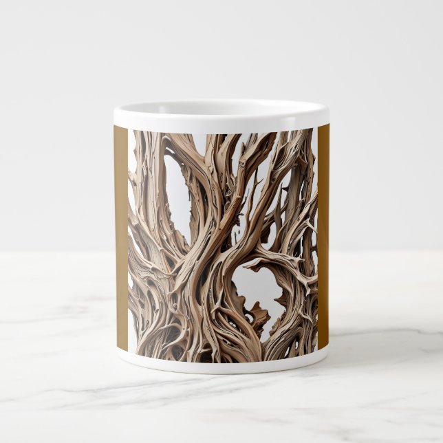Tasse géante, 20oz (Bois flotté-3) (Devant)