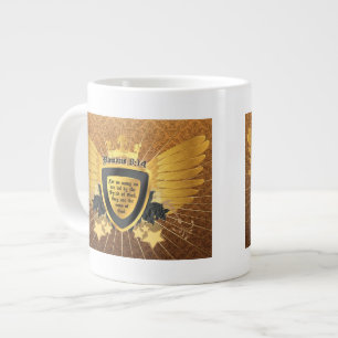 Tasse Géante 8h14 de Romains d'or, fils de Dieu