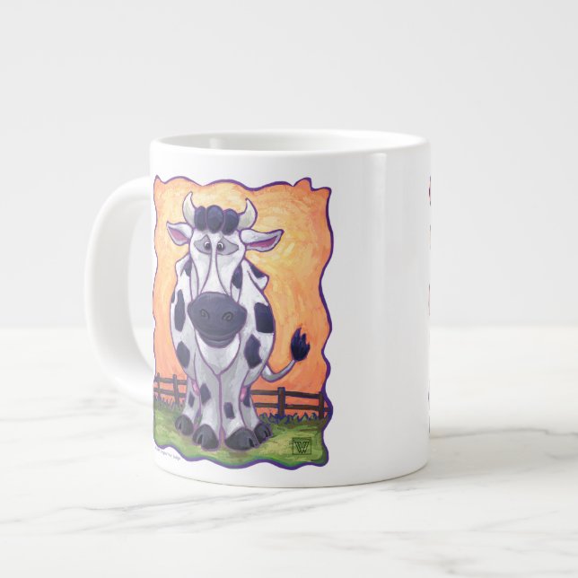 Tasse Géante Accessoires Cuisine Cute Cow (Devant gauche)