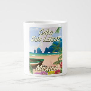 Tasse Géante Affiche de voyage à Cabo San Lucas au Mexique