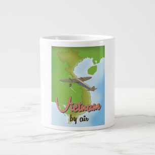 Tasse Géante affiche de voyage vintage Vietnam