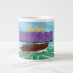 Tasse Géante Affiche de voyage Visitez Monaco