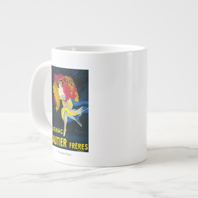 Tasse Géante Affiche promotionnelle du Cognac Gautier France (Devant gauche)