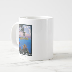 Tasse Géante Affiche promotionnelle pour les voyages au lac de 
