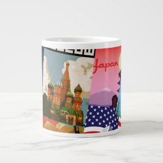 Tasse Géante Affiches Vintage voyage