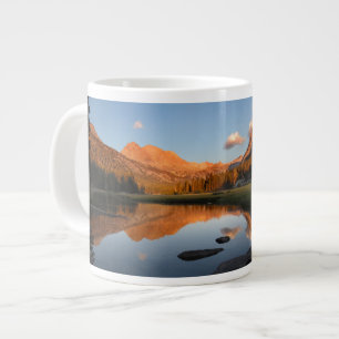 Tasse Géante Alpenglow de coucher de soleil McClure Meadow - se