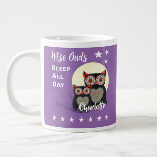 Tasse Géante Amateurs de hibou Super mignon Funny Personnalisé