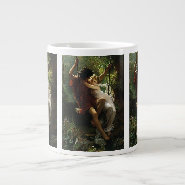 Tasse Géante Amateurs en Swing. Printemps par Pierre Auguste Co (Devant)