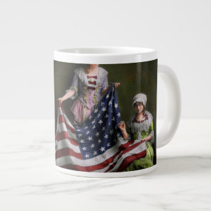 Tasse Géante Américana - Drapeau - Naissance du drapeau américa