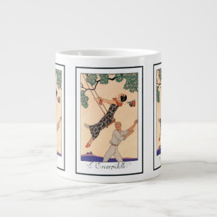 Tasse Géante Amour Art Déco Vintage, La Balançoire de George Ba