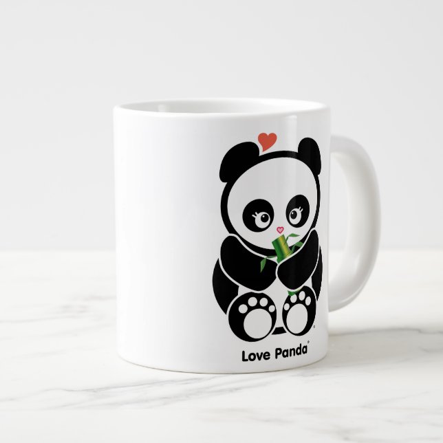 Tasse Géante Amour Panda® (Devant droit)