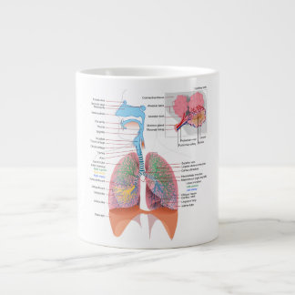Tasse Géante Anatomie Mug-Respiratoire