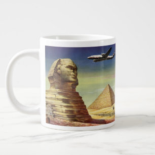 Tasse Géante Ancien Grand Sphinx de Gizeh, Pyramides d'Égypte
