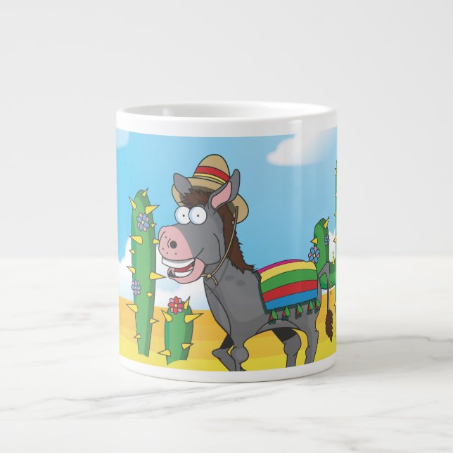 Tasse Géante Âne mexicain (Devant)