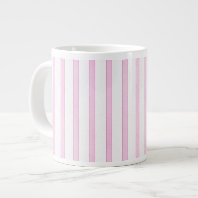 Tasse Géante Aquarelle rose Arrière - plan (Devant gauche)