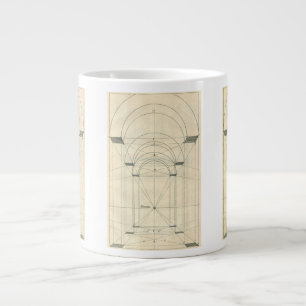 Tasse Géante Architecture vintage, Perspective Arc Renaissance