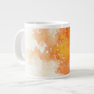 Tasse Géante arrière - plan d'aquarelle peint à la main Abstr