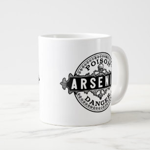 Tasse Géante Arsenic Vintage Style Étiquette de poison
