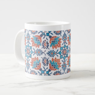 Tasse Géante Art de Bleuet Rouge de Delft