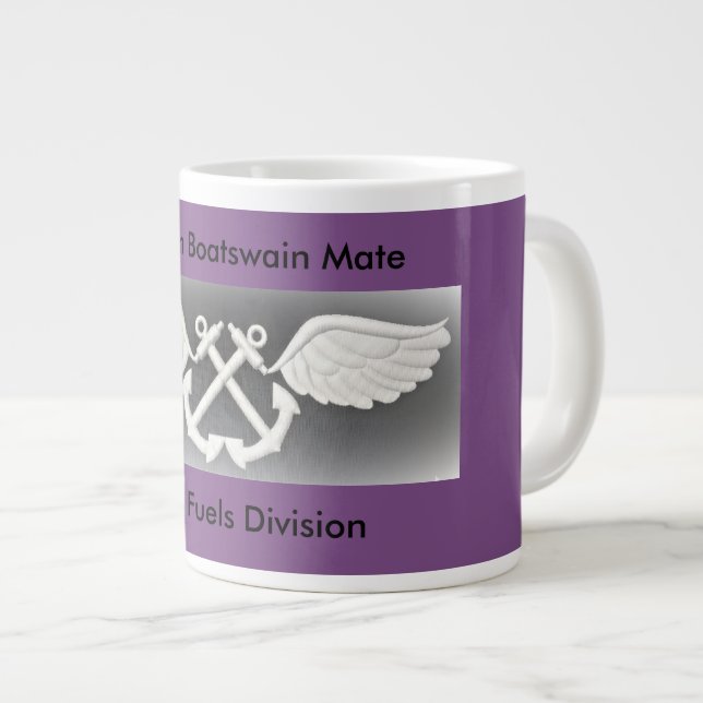 Tasse Géante Avaition Boatswain Mate (Devant droit)