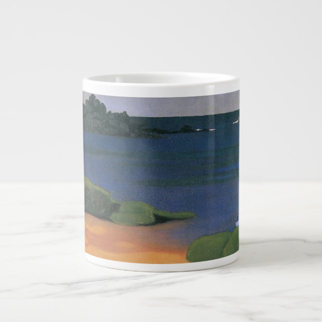 Tasse Géante Baie de Tregastel par Félix Vallotton, Beaux-arts (Devant)