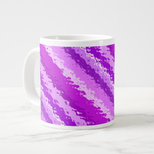 Tasse Géante Bandes de verre - nuances améthyste violet