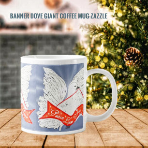 Tasse Géante Banner Dove