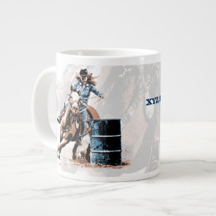 Tasse Géante Barrel Racing