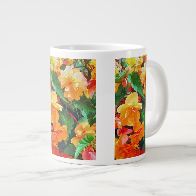 TASSE GÉANTE BEGONIAS (Devant droit)