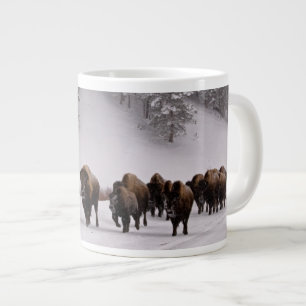 Tasse Géante Bison en hiver