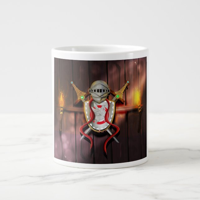 Tasse Géante Blason médiéval (Devant)