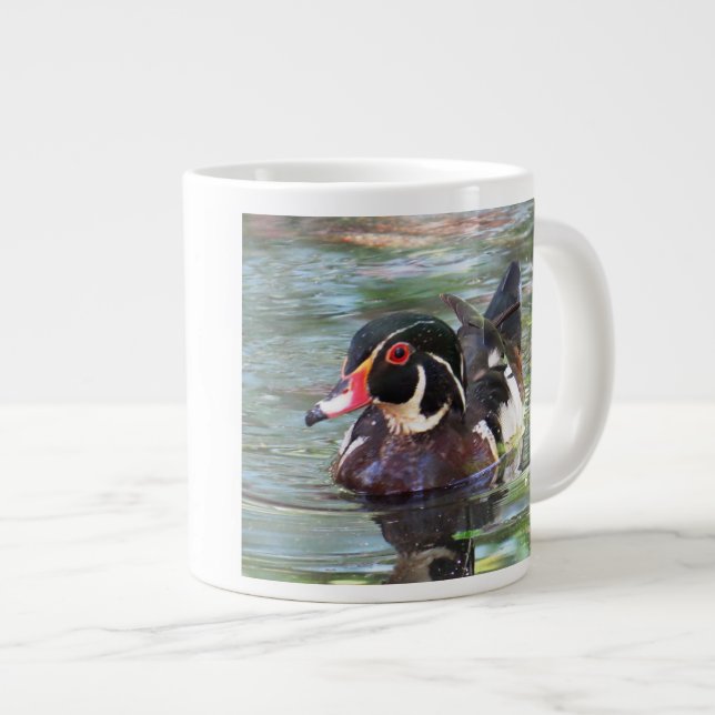 Tasse Géante Bois de canard à café de 20 oz (Devant droit)
