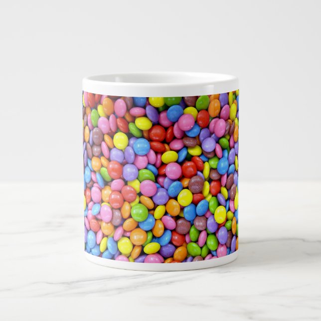 Tasse Géante Bonbons colorés (Devant)