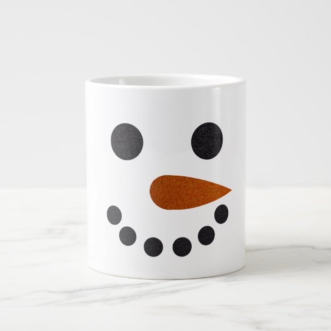 Tasse Géante Bouge de neige pour le café ou le cadeau au chocol (Devant)