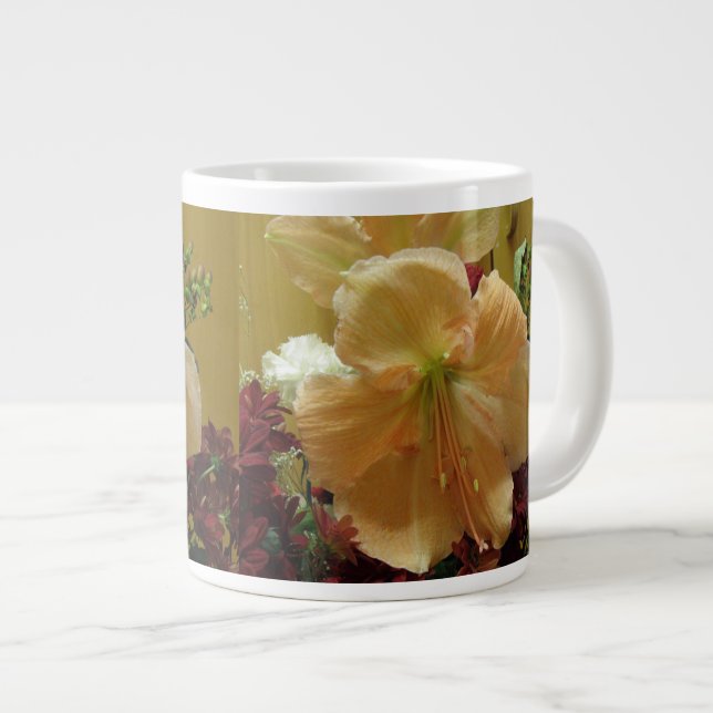 Tasse Géante Bouquet de Lily rose (Devant droit)