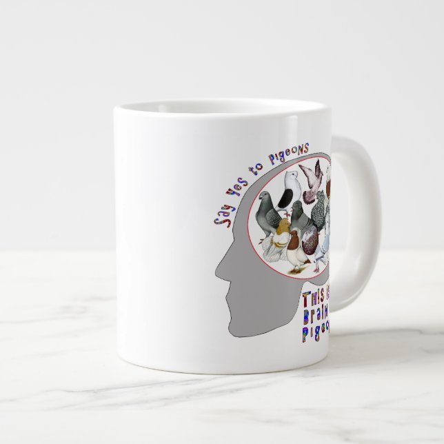 Tasse Géante Brain (Devant droit)