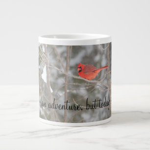 Tasse Géante Bright Red Cardinal Bird