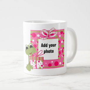 Tasse Géante Cadeau (ajouter votre photo et vos godets) Jumbo M