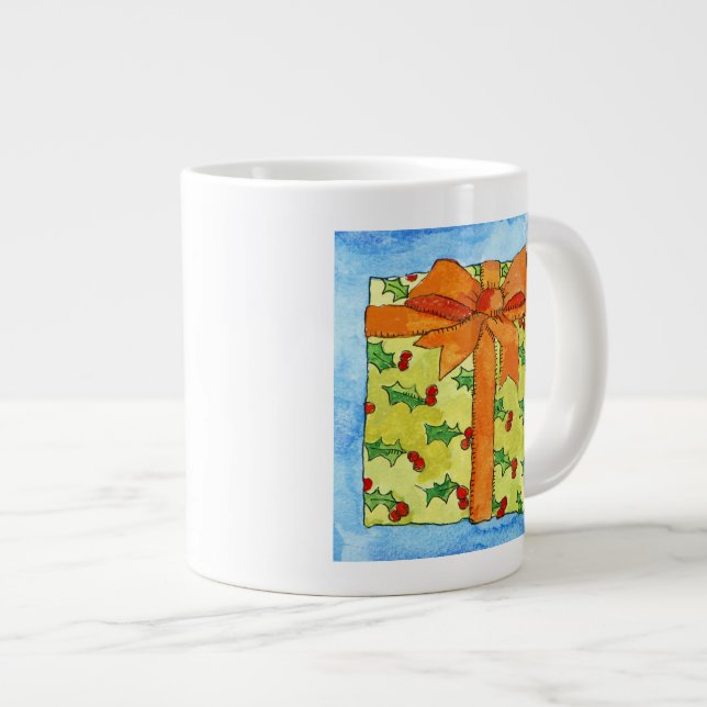 Tasse Géante Cadeau enveloppé 2011 (Devant droit)