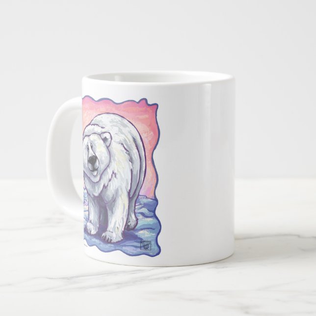 Tasse Géante Cadeaux et accessoires d'ours polaire (Devant gauche)