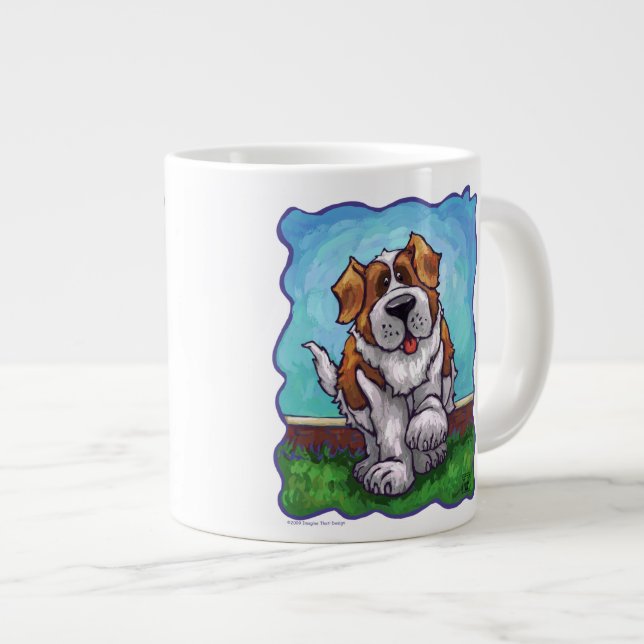 Tasse Géante Cadeaux et accessoires St. Bernard (Devant droit)