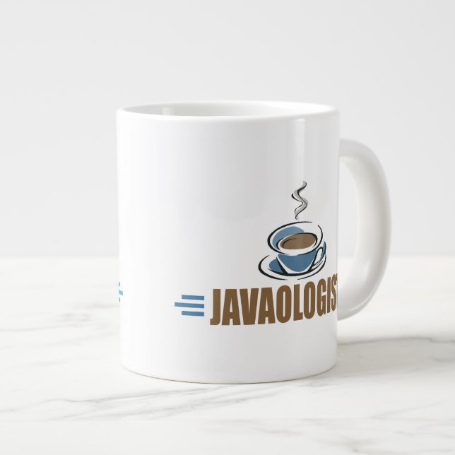 Tasse Géante Café Drôle (Devant droit)