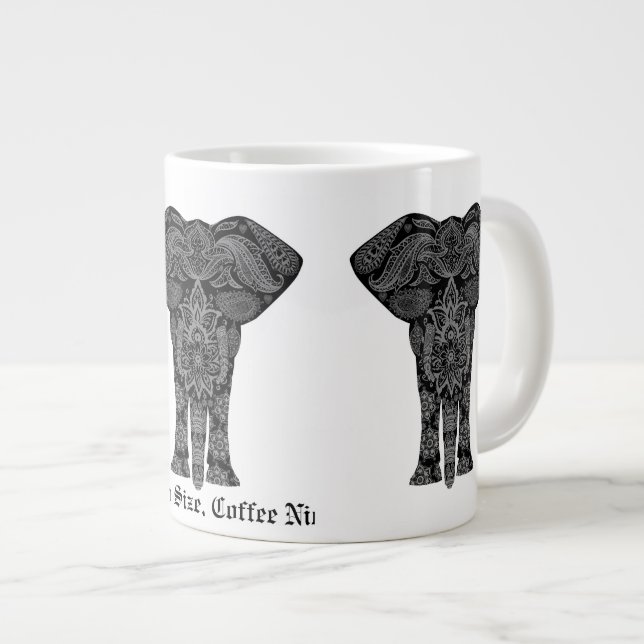 Tasse Géante Café enorme (Devant droit)