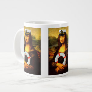Tasse Géante Capitaine de la mer Mona Lisa