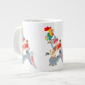 Tasse Géante Caricature mignonne Brême Musiciens de ville Jumbo