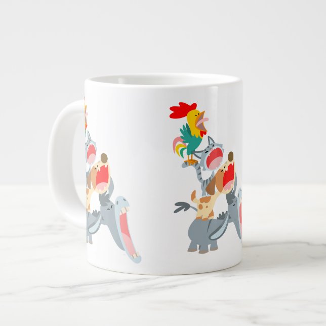 Tasse Géante Caricature mignonne Brême Musiciens de ville Jumbo (Devant gauche)